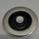 3 in 1 Kitchen Sink Drain Strainer & Sink Stopper Upgraded Stainless Steel Drain Plug with Anti-Clog Basket Drain Stopper Combo, Pop Up Sink Stopper for Standard 3-1/2'' (Black)