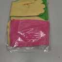 Bamllum 3 Pairs of Rubber Dishwashing Gloves for Kitchen and Household Cleaning  Long Cuff 15", Reusable, Flexible Long-lasting and Non-Slip (Red+Yellow+Green, X-Large)