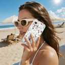 MILPROX Compatible with iPhone Air Case Floral - Flowers Girly Design for Women Girls - Clear Elegant Pretty Aesthetic Classy Retro Phone Cover for iPhone 17 Air 6.5'' - Garden