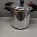 T-fal Pressure Cooker Aluminum Pressure Canner, 22 Quart, 3 PSI Settings, Cookware, Pots and Pans, Large Capacity, Cooling Racks, Recipe Booket, Canning Vegetables, Meats, Poultry, Seafood, Silver