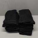 100% Cotton Washcloths - 60 Pack|400 GSM|Soft Face & Body Washcloths|Highly Absorbent|12 x 12 in|Black