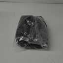 Table Skirts for Rectangle Tables 6ft - One-Piece Black Tablecloths and Skirt, Wrinkle Resistant Ruffles Elastic Cover for Banquets, Weddings, Events, Parties (72" x 30" (Rectangular)