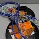 2PCS Snow Chains for SUV/Truck/Car in Snow, Sand, Mud and Ice, Universal Adjustable Emergency Portable Snow Tire Chains(KN140)