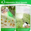 Qualirey Electric Diatomaceous Earth Duster, Powder Duster with 7.5'' Extension Nozzle and 33Oz Bottle, Powder Sprayer for Pest Control/Home/Garden/Indoor/Outdoor