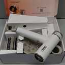 Shark Hair Dryer Speed Style Rapid Gloss Finisher and High-Velocity, Ionic Hair Blow Dryer with IQ Speed Styling and Drying Suite, No Heat Damage, Best for Curly and Coily Hair, Silk, HD332