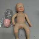 Zero Pam Unpainted Reborn Dolls Silicone Mold Kits Newborn Preemie Dolls Full Body Silicone Girls Kits DIY Reborn Baby Dolls Girls Bathable