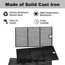 740-0780 Grate Grill Replacement Parts for Kitchenaid BBQ Grill Parts 720-0745 720-0745B 810-0021 Jennair Grill Grates 720-0727 720-0709B Perfect Flame 3019L-LPG 4 Burner Cast Iron Cooking Grids