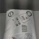 NICETOWN 100% Blackout Window Curtain Panels, Cold and Full Light Blocking Drapes with Black Liner for Nursery, 84 inches Drop Thermal Insulated Draperies (White, 2 Pieces, 52 Wide Each Panel)