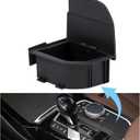 Center Console Organizer for BMW X3 iX3 X4 iX4 M3 2019-2024 Car Hidden Storage Box,BMW X3 X4 M2 M3 i3 328i 330i M4 i4 Accessories ABS Center Console Organizer Storage Box