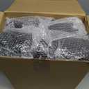 Honeydak 60 Pack Tumbler with Straw and Lid Bulk Cups for Gifts Glitter Plastic Coffee Cups 24-27 oz Reusable Water Bottle Iced Coffee Travel Mug Party Favors for Birthdays Travel (Black)