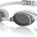 2 x Aegend Flat Lens Swim Goggles, Anti-Fog Swimming Goggles, No Leak Anti-UV Pool Goggles for Adult Men Women Youth