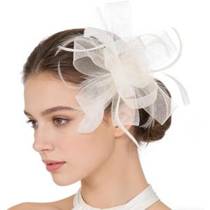 Fascinators Hats for Women, Tea Party Hat Headpiece Hair Accessories for Wedding Cocktail Church