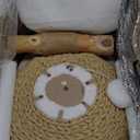 Modern Cat Tree, Wood Cat Tree Tower for Small Cats, Luxury Cat Condo with Scratching Posts and Flower Platforms, Cat Furniture by Easyego, (White)