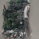 Novelty Lights 8.5 Feet 20 Bulb Multicolor Mini Light String on Green Wire, Non-Connectable Incandescent Fairy Lights for Bottles and Crafts, 4" Bulb Spacing, 24" Lead, Stackable Fused Plug