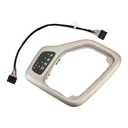 Upgrade 601-401 Shifter Bezel with Harness, Compatible with 2014-2018 Jeep Cherokee, Gold Transmission Kit, Replaces# 5YD27XSAAA 68413957AA