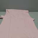 Ekouaer Long Nightgowns for Women Cotton Nightgown Short Sleeve Sleepdress with Pockets Full Length Sleepshirt Pink S