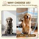 4 x Pet Glove Wipes for Dogs and Cats, Rinse-Free Dog Grooming Wipes, Fragrance-free Hypoallergenic Deodorizing Wipes, Ultra-Thick, For Pets Cleaning, Post-Operative Care, Daily Grooming and Travel 20 PCS