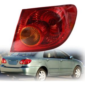 1-Pack RH Tail Light Assembly Replacement for Corolla 2005-2008 Outer Passenger Side