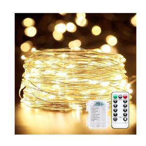 Minetom Fairy Lights Battery Operated with Remote, 33Ft 100 LED Waterproof String Lights Indoor Outdoor, Starry Twinkle Light for Christmas Home Bedroom Wedding DIY Centerpiece Decor, Missing detail