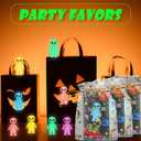 CroBlissful 40 Pcs Mini Alien Figures Space Party Favor Glow in The Dark Little Small Tiny Alien Figurines to Hide and Seek Prop Party Prank Gifts Goodie Bag Fillers Cake Topper(Colorful)