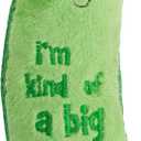 Catstages CrunchyPickleKickerCatToy Plush Crinkle Toy with Catnip and Dental Mesh, 6.5"  (Pack of 1)