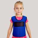Weighted Vest for Kids with Sensory Needs(Medium, Ages 5-9) - Compression Vest for Children with Autism, SDP, ADHD, ADD, Sensory Overload - Kids Weighted Vest Includes 3lbs Adjustable Weights