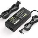 Facmogu DC 19V 3.42A Power Supply, 65 Watt 100-240V AC to DC 19Volt Transformers, Power Adaptor Converter 5.5x2.5mm DC Plug with 2.42m/ 7.94 feet Power Cord for Home Audio Bluetooth Stereo Receiver