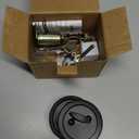 BESTTEN Single Cylinder Deadbolt, Dead Bolt for Front Door and Garage Door, Keyed One Side, Thumb Turn Inside, Matte Black Finish