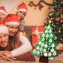 Christmas Religious Advent Calendars 2025 Wooden Christmas Tree Decorations 25 Days of Countdown, 25 Pcs Nativity Daily Bible Verses Gift, Study Prizes Xmas Gift, Xmas Tree Countdown