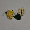 Yellow Green White Pennant Banner,33 ft Pennant Banner Flags,Flag Triangle Bunting Garland Decor,for Wedding,Birthday Party,Baby Shower,Graduation,Golf Party Decor(Yellow, Green and White Banners)
