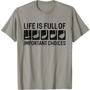 Funny Life is Full of Important Choices Golf Gift TShirt L