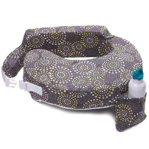 My Brest Friend Original Nursing Pillow Enhanced Ergonomics Essential Breastfeeding Pillow Support For Mom & Baby W/ Convenient Side Pocket, Double Straps & slipcover, Fireworks