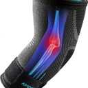 APOYO Elbow Brace for Tendonitis and Tennis Elbow, Compression Sleeve for Arthritis, Workouts, Reduce Joint Pain During Fitness Activity (XX-Large) B