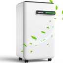 AIRPLUS Dehumidifier for Basement - 4,500 Sq. Ft. 70 Pints, Multifunctional Dehumidifier with Drain Hose & Auto Shut-Off Function, Powerful Dehumidifiers for Home(AP2103)