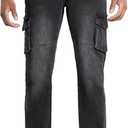 X RAY Mens Denim Jeans, Slim Fit Basic Washed Tapered Leg Stretch Jeans for Men, XXL
