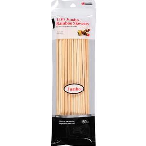 Jumbo Bamboo Skewer 50 Count, 1 EA