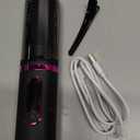 Cordless Hair Straightener Brush, Portable Straightening Brush for Women, Mini Negative Ion Hot Comb for Travel, 30Mins Auto-Off, USB Rechargeable, Fast Heating 4 Temperature Settings (Upgrade-Black)