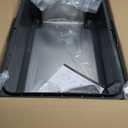 Enclosed Stainless Steel Cat Litter Box with Lid, XL Extra Large Litter Box for Big Cats, Metal Litter Pan High Sided, Never Absorbs Odors, Anti-Urine Leakage, Easy Cleaning, Include Scoop (5 - Dark Gray (Pack of 1))