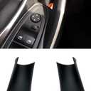 Gelunxin Door Pull Handle Cover for BMW 320,328,330,335,M3 2012-2018 & BMW 428, 435,M4 2014-2017 (Left Front+Right Front, Black)