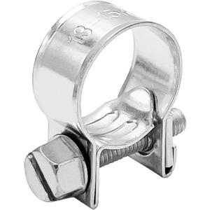 5/16" Mini Fuel Injection Hose Clamps, 20PCS Gas Line Hose Clamp, Adjustable Pipe Hose Clip Tube Clamps for Automotive,Agriculture,Plumbing, 1/2"-9/16" Dia
