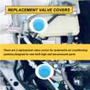 7 x 2PCS Car A/C Valve Core Caps, R134a Air Conditioning Valve Cap
