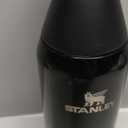 STANLEY All Day Slim Bottle 20-34 OZ | Twist off Lid with Leakproof Seal | Slim Design for Travel & Gym | Insulated Stainless Steel | BPA-Free (Black Gloss)