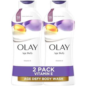 Olay Body Wash for Women, Age Defying with Vitamin E, 24hr Moisturizing, Hydrating & Refreshing, B3 Vitamin Complex, Free of Parabens & Phthalates, For All Skin Types, Scented, 22 fl oz (Pack of 2) Olay Body Wash for Women, Age Defying with Vitamin E, 24hr Moisturizing, Hydrating & Refreshing, B3 Vitamin Complex, Free of Parabens & Phthalates, For All Skin Types, Scented, 22 fl oz (Pack of 2)