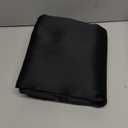 AJAZZ Blackout Accordion Door Invisible Accordion Doors Interior Magnetic Door Curtain for Bedroom Living Room Doorway Curtain Sets Included Rod (1 Pack, 43W x 78 L, Black)