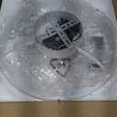 VOLISUN Low Profile Ceiling Fans with Lights and Remote,15.7in Modern Ceiling Fan Flush Mount, 3000K-6500K Dimmable Bladeless LED Fan Light, White Fandelier Ceiling Fans with Lights for Bedroom