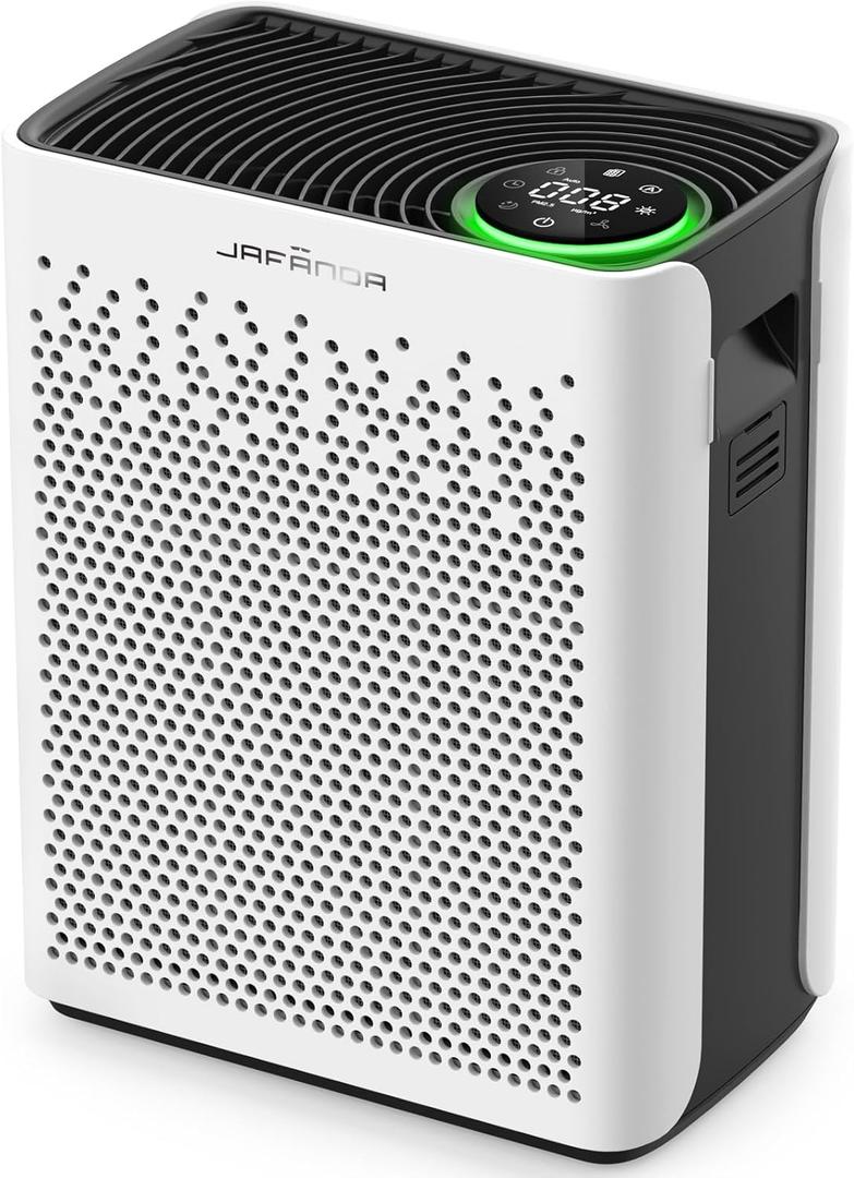 Air Purifiers for Home Large Room up to 1015Ft - HEPA Air Purifier for Bedroom with Washable Pre Filters & AHAM Verified - 20 dB Air Cleaner for Pets Dander, Allergies, Dust, Smoke, Pollen, JF280