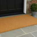 Ecomills 1.5" Extra Thick Coco Coir Door Mat Woven Back, 36" x 72", Heavy Duty, Durable, for Front Door Patio