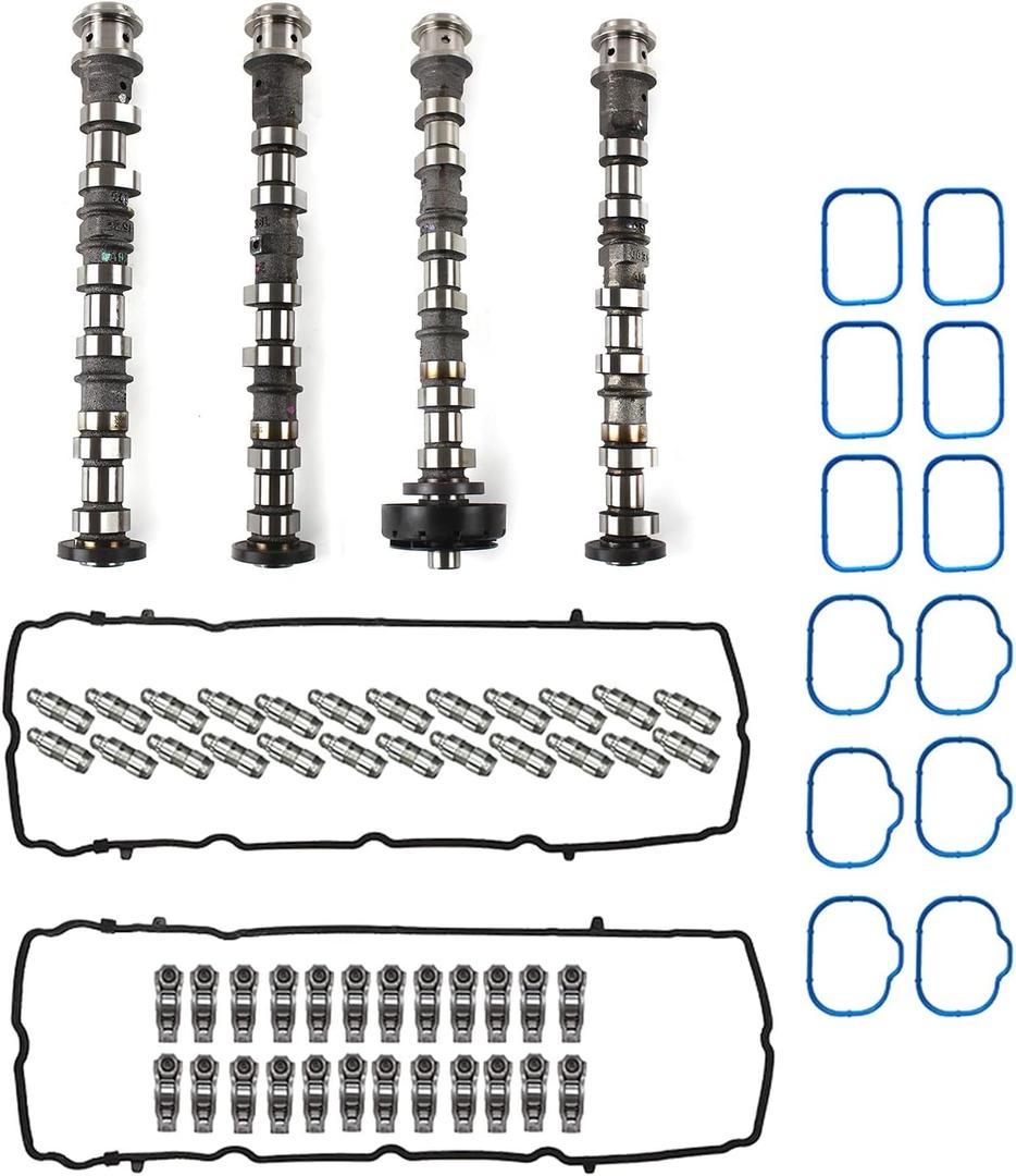 New Engine Camshafts Rockers Lifters Kit Replace OE 5184377AG 5184378AG 5184379AG 5184380AG Fits for 2011-2016 Chrysler Dodge Ram 3.6L V6 Pentastar Engine Aftermarket Parts