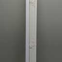 LazBlinds No Tools No Drill 1" Vinyl Mini Blinds, Cordless Blinds for Windows, Light Filtering Horizontal Window Blinds & Shades, 35 1/2" W x 64" H, White