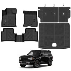 Tongama Floor Mat Set for 2021-2025 2026 Ford Bronco 4 Door(Not for Sport)